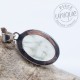 Pendentif Préhnite argent 1