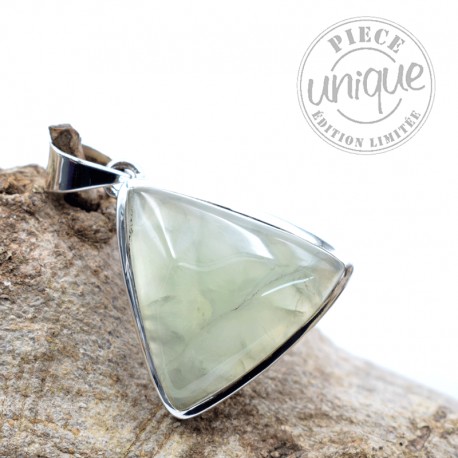 Pendentif Préhnite argent 3