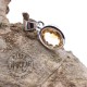 Pendentif Citrine et argent 7