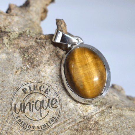 Colgante Ojo de Tigre plata 1