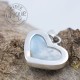 Pendentif coeur Larimar argent 3