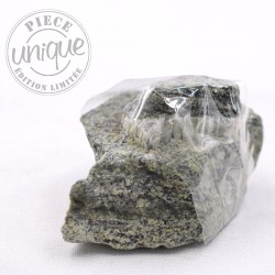 Serpentine verte zonée pierre brute 2