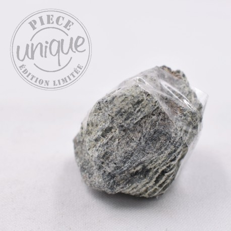 Serpentine verte zonée pierre brute 5