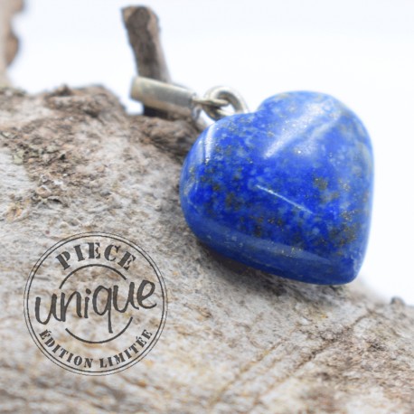 Lapis Lazuli Pendentif coeur 2