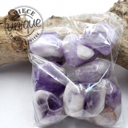 Amatista piedra rodada grande 250g bolsa 3