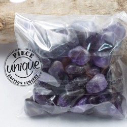 Améthyste petites pierres roulées 250g sachet 1