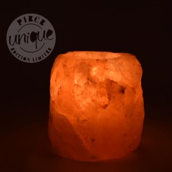 Portavelas en sal del Himalaya 1