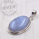 Calcédoine Pendentif argent 1