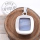 Calcédoine Pendentif argent 2