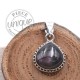 Pendentif Labradorite Violette Argent 1