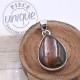 Pendentif Labradorite Violette argent 4