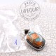 Turquoise Cuivre pendentif argent 1