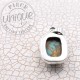 Turquoise Cuivre pendentif argent 1