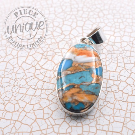 Turquoise cuivre pendentif 4