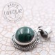 Pendentif Malachite argent 7