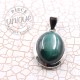 Pendentif Malachite argent 9