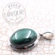 Pendentif Malachite argent 9
