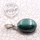 Pendentif Malachite argent 9