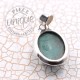 Colgante Malaquita plata 9