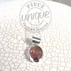 Pendentif Super Seven faceté argent 3