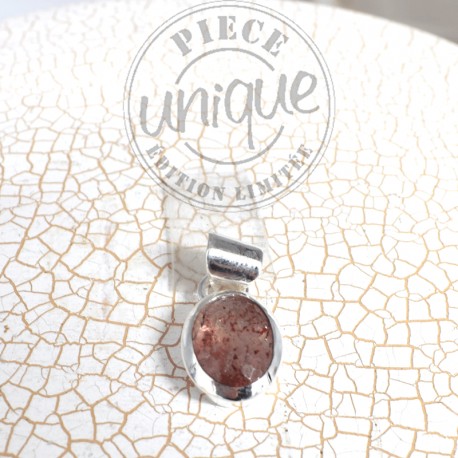 Pendentif Super Seven faceté argent 3