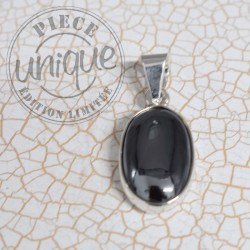 Pendentif Hématite argent 2