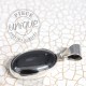 Pendentif Hématite argent 2