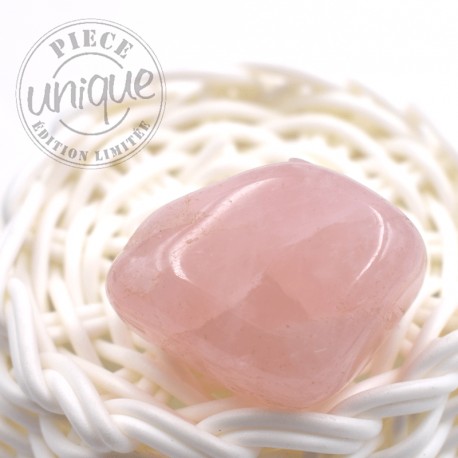 Quartz Rose pierre roulée 10