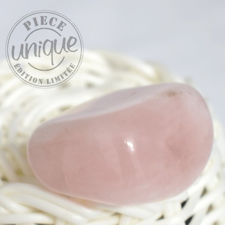 Quartz Rose pierre roulée 11