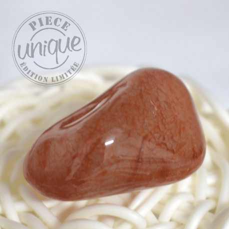 Cornaline pierre roulée 6