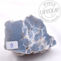 Angélite Brute polie 8