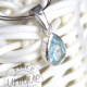 Pendentif Topaze facettée argent 4