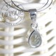 Pendentif Topaze facettée argent 4