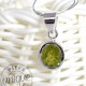 Pendentif Péridot faceté argent 5