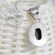 Pendentif Opale noire d'Australie argent 2