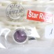 Colgante Rubí estrella plata 1