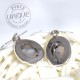 Boucle d'oreille Opale Dendritique argent 1