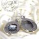 Boucle d'oreilles Opale Dendritique argent 3