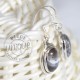 Boucle d'oreilles Opale Dendritique argent 3