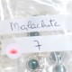 Boucle d'oreilles Malachite argent 7
