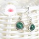 Pendientes Malaquita plata 07