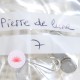 Boucle d'oreilles Pierre de Lune argent 7