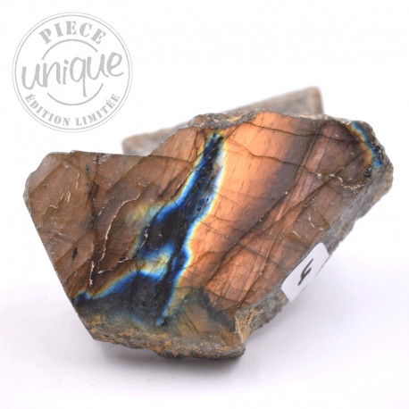 Plaque Labradorite semi-polie 4