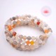 Bracelet Agate perles rondes 6mm