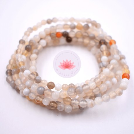 Bracelet Agate Perles rondes