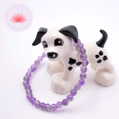 Pulsera infantil Amatista 4mm