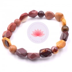 Bracelet Jaspe mokaïte free style