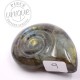 Labradorite taillée façon ammonite 9