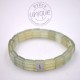 Bracelet Jade perle carrée 10mm