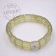 Pulsera Jade perlas cuadradas 10mm